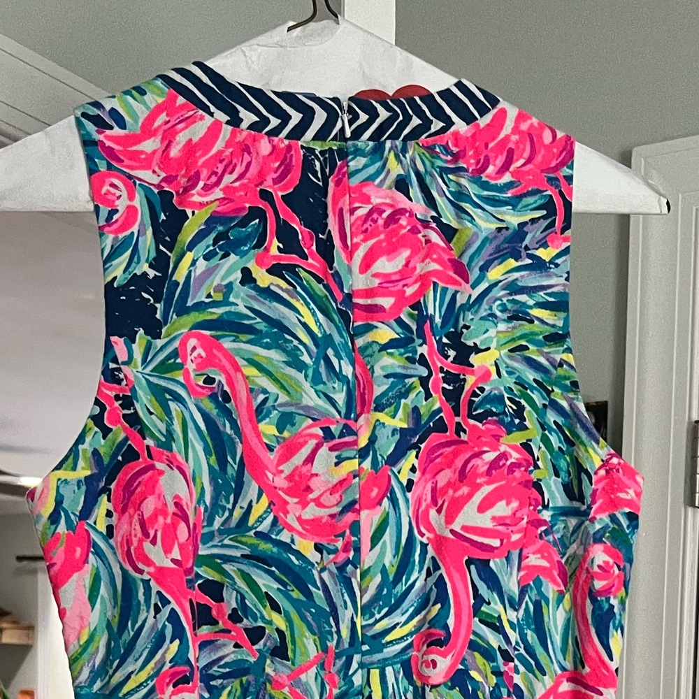 Lilly Pulitzer Navy and White Patterned Dress